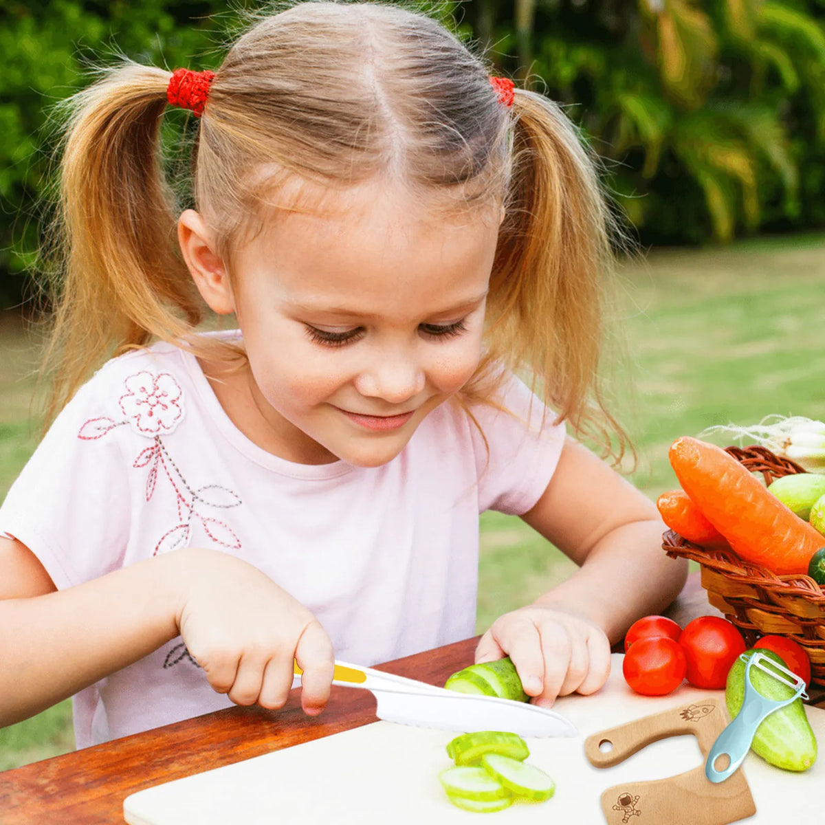 Montessori-Inspired Kitchen Knife Set for Kids