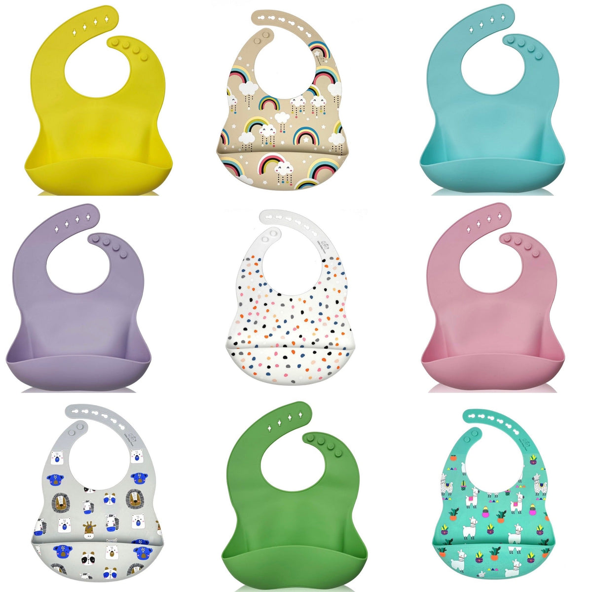 No Mess Silicone Baby Bib