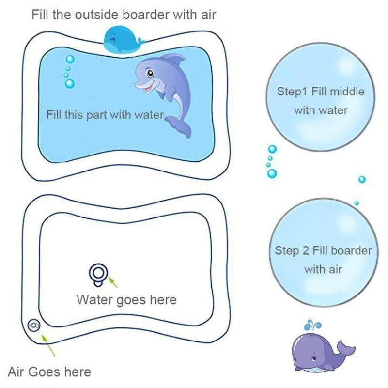 Tummy Time Water Play Mat