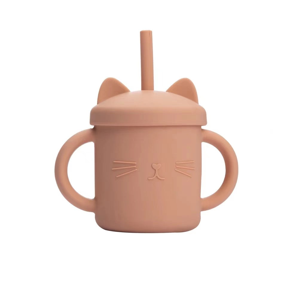 Cece The Cat Silicone Sippy Cup