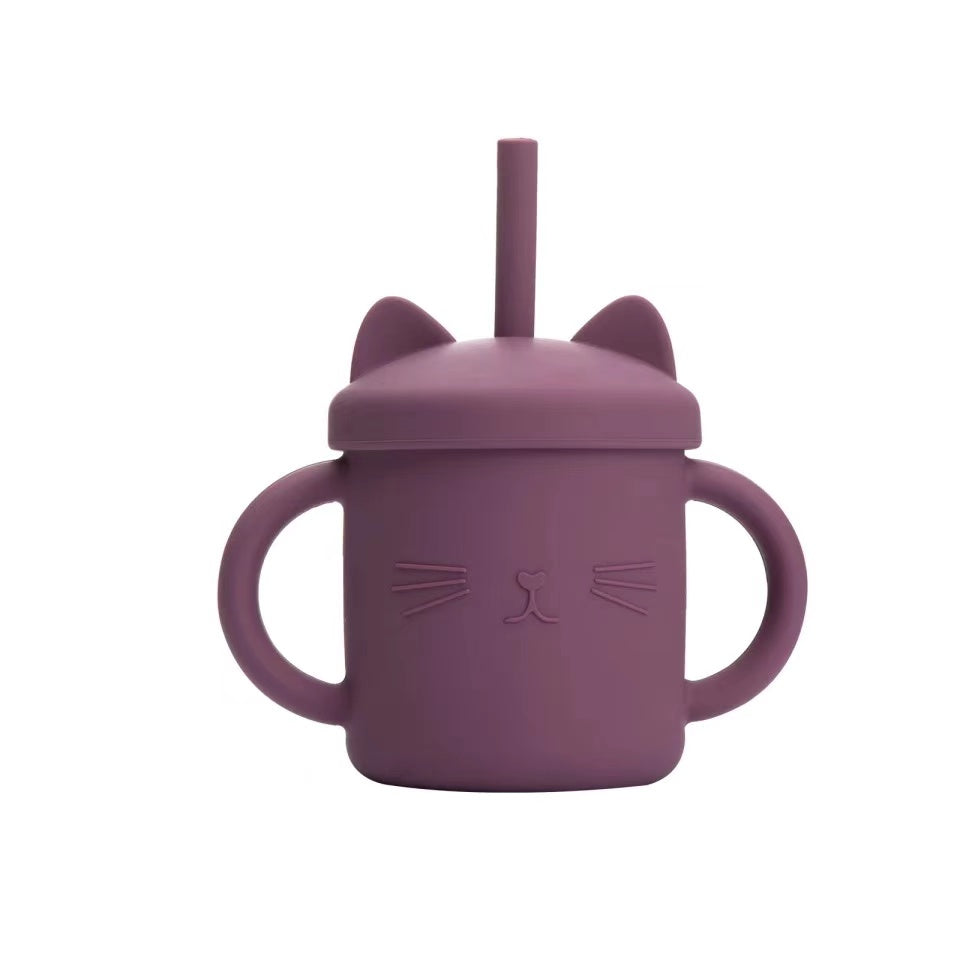 Cece The Cat Silicone Sippy Cup